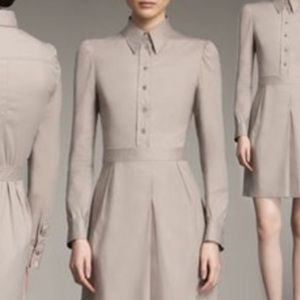 Prada banded-waist shirt dress
